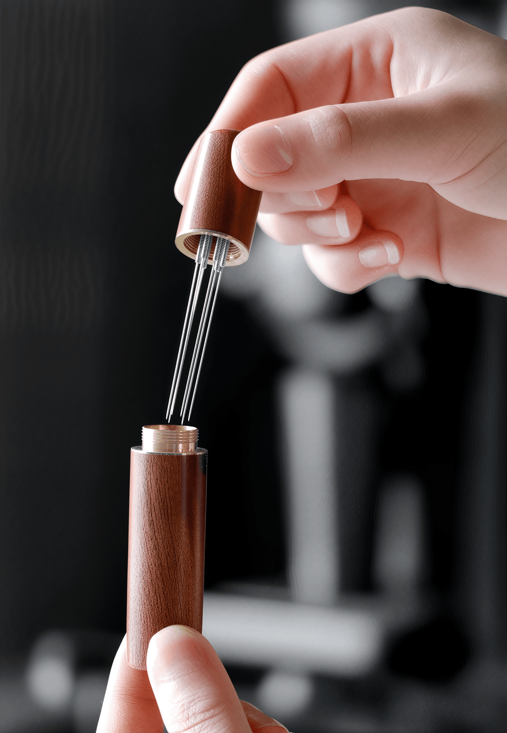 KŌHI-Home Espresso WDT Tool – Stainless Steel Coffee Needle Stirrer &amp; Distributor