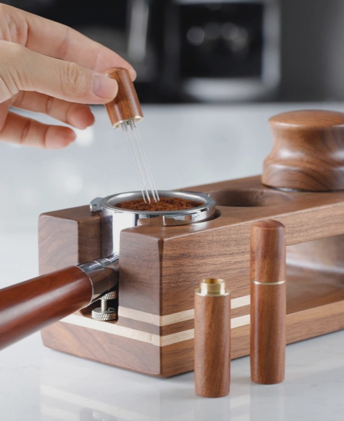 🎁 KŌHI-Home Espresso WDT Werkzeug – Kaffeenadel-Rührer und Verteiler aus Edelstahl (Rabatt)