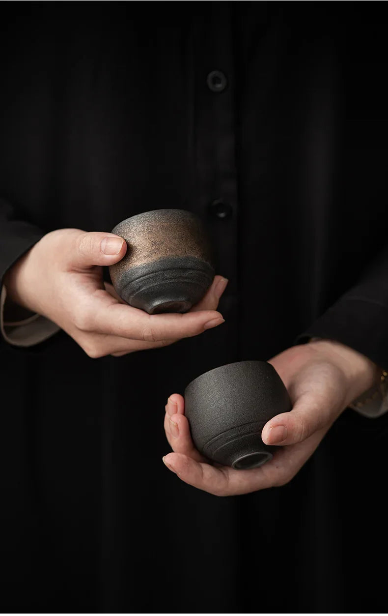 KŌHI-Home Japanese Handmade Stoneware Teacup – 1 Piece