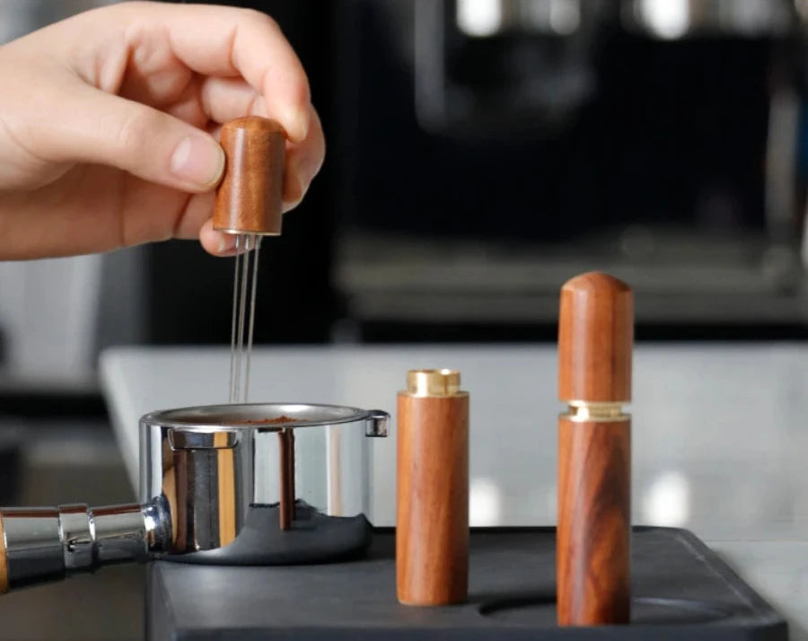 KŌHI-Home Espresso WDT Tool – Stainless Steel Coffee Needle Stirrer &amp; Distributor