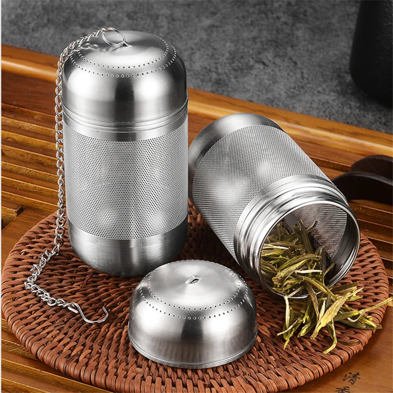 KŌHI-Home Stainless Steel Tea Strainer – Fine Mesh Infuser for Loose Leaf Tea &amp; Spices