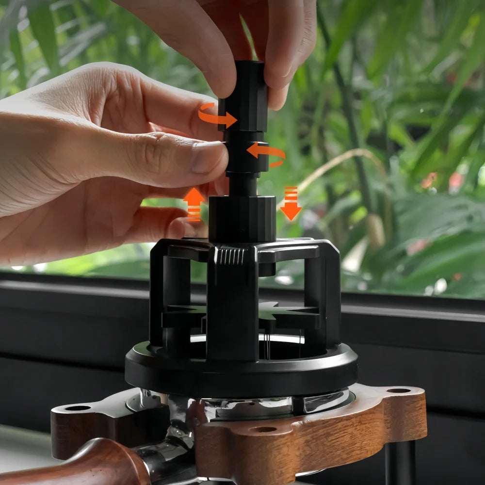 KŌHI-Home Magnetisches WDT-Werkzeug – Rotierende Kaffeeverteilungsnadel mit einstellbarer Höhe