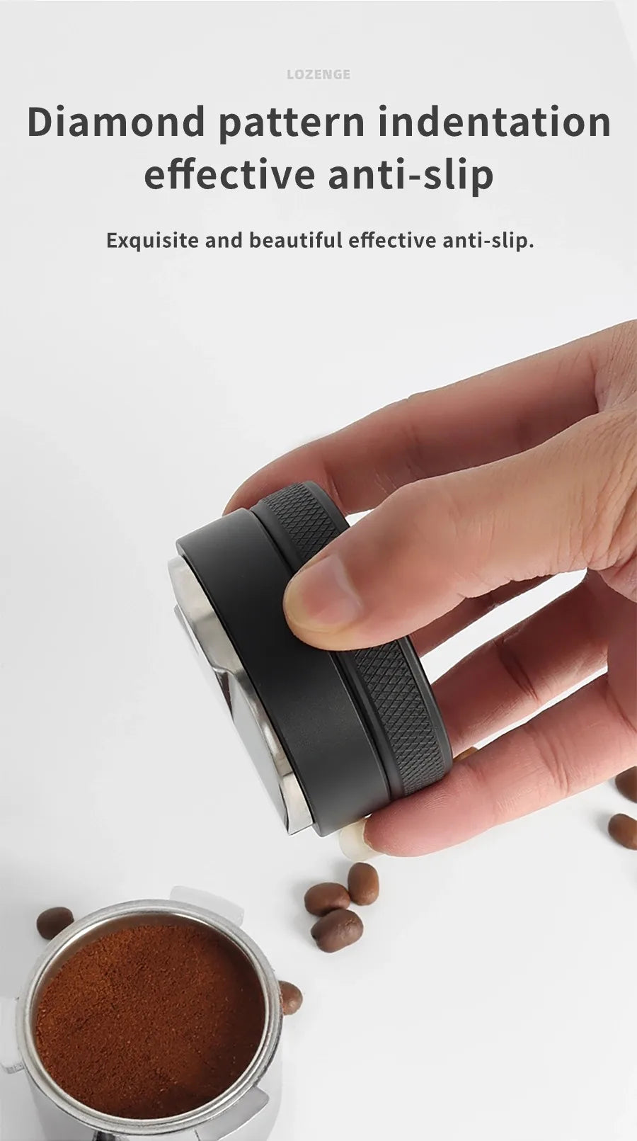 KŌHI-Home Adjustable Espresso Distributor & Palm Tamper