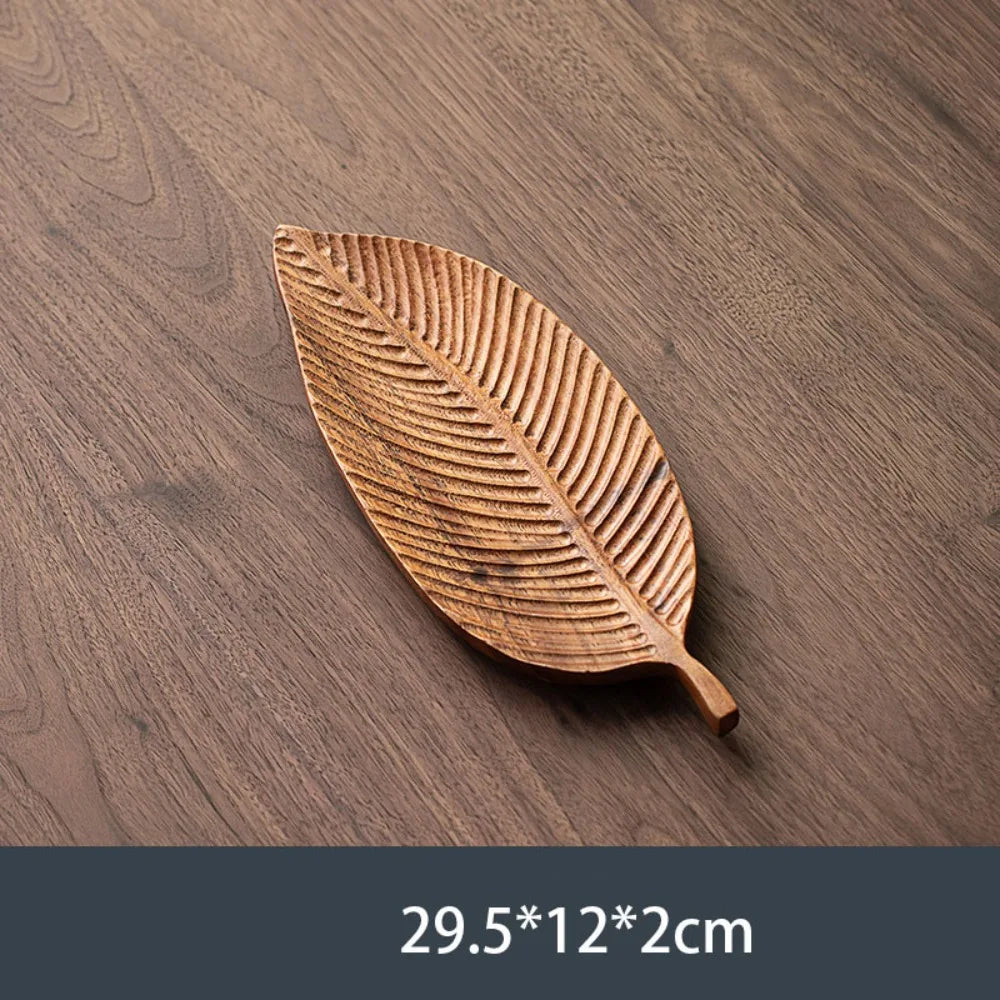 KŌHI-Home Walnut Wood Tea Tray - Serving Plate