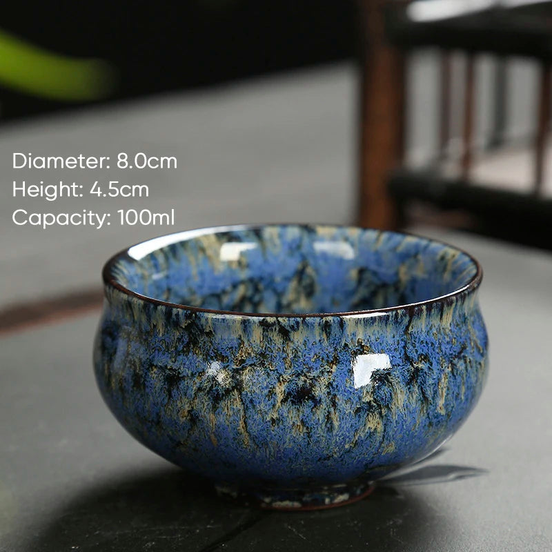 KŌHI-Home Ceramic Tea Bowl - Kiln-Transformed Cup