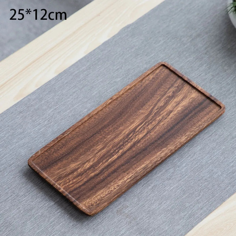 KŌHI-Home Walnut Wood Tea Tray - Serving Plate