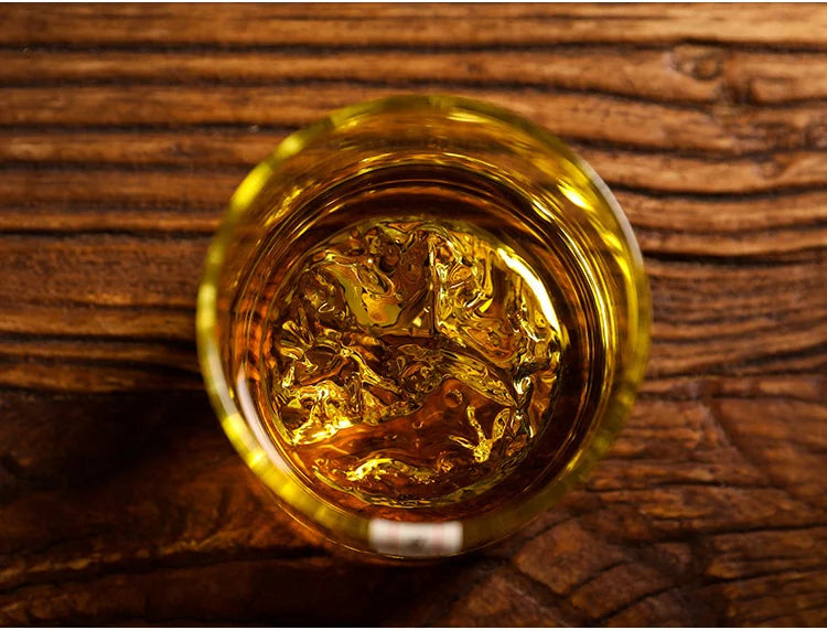 KŌHI-Home Mountain Whiskey Glass — Wooden Gift Box