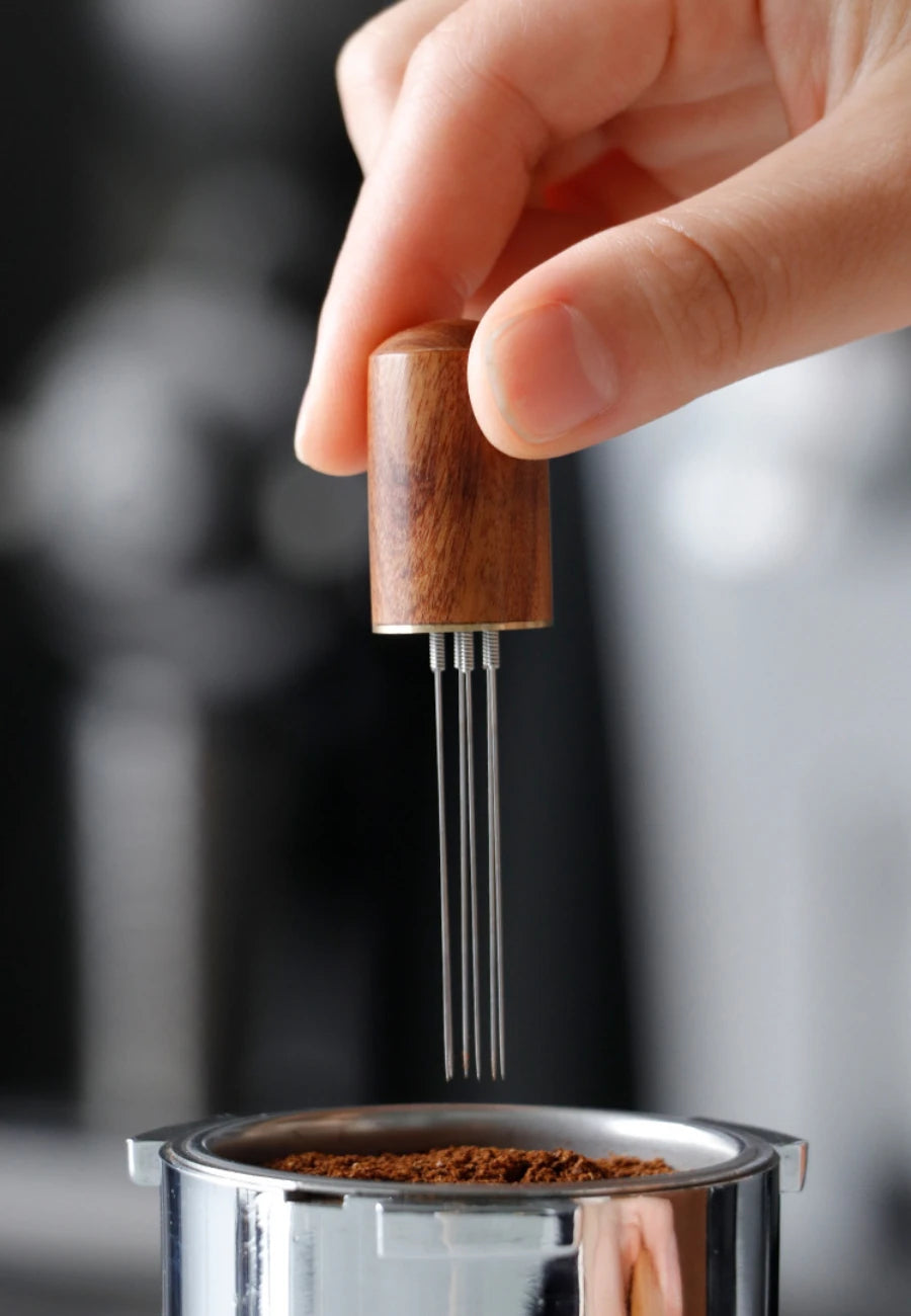 KŌHI-Home Espresso WDT Tool – Stainless Steel Coffee Needle Stirrer &amp; Distributor