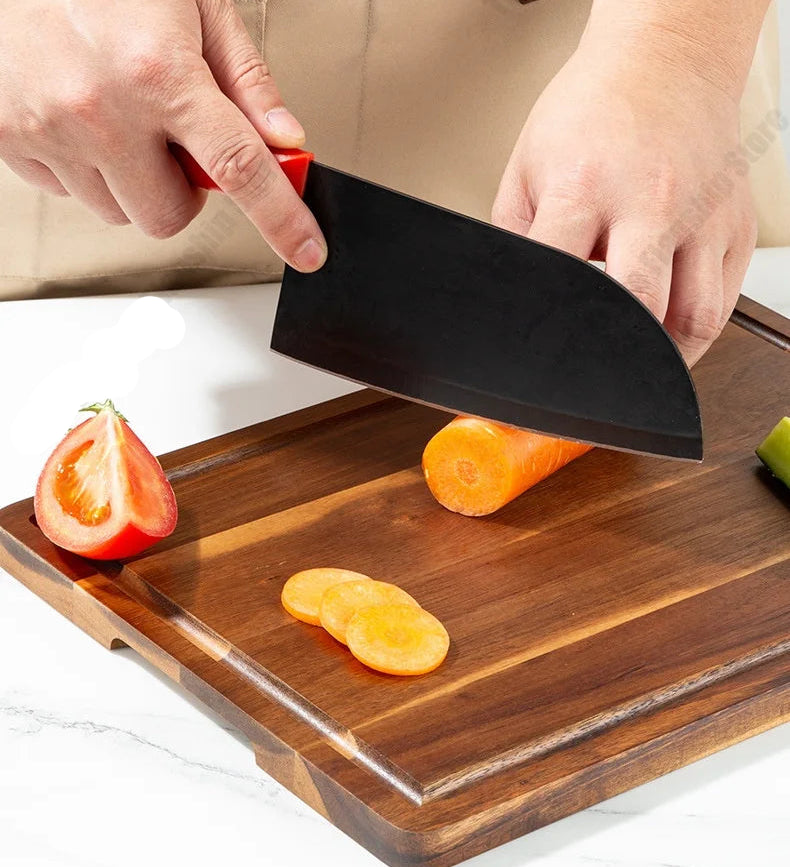 KŌHI-Home Thick Acacia Wood Cutting Board – Large Solid Wood Board for Kitchen & Table