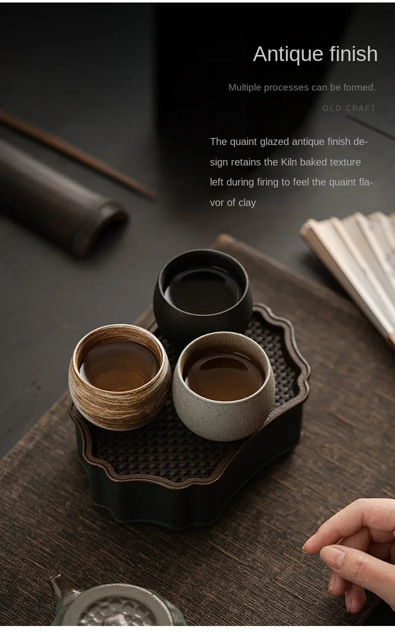 KŌHI-Home Japanese Handmade Stoneware Teacup – 1 Piece