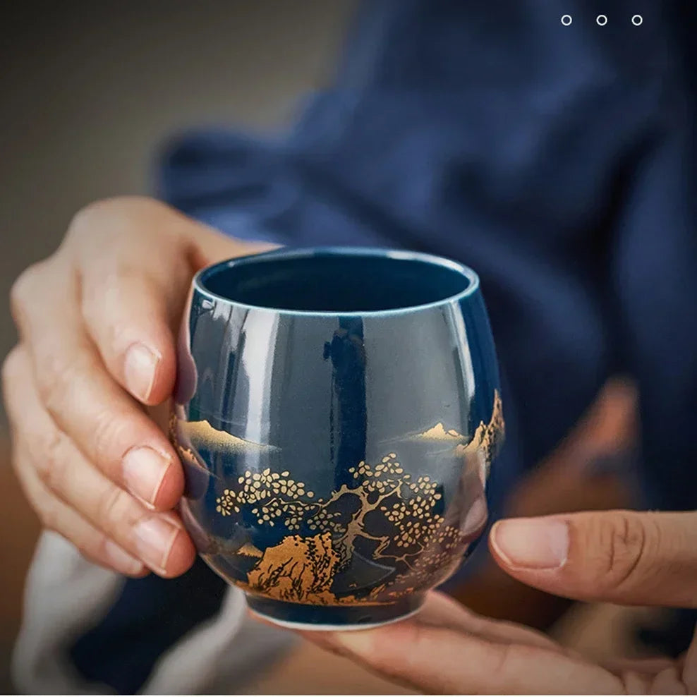 KŌHI-Home Japanese Ceramic Tea Cup – 180 ml Minimalist Master Cup