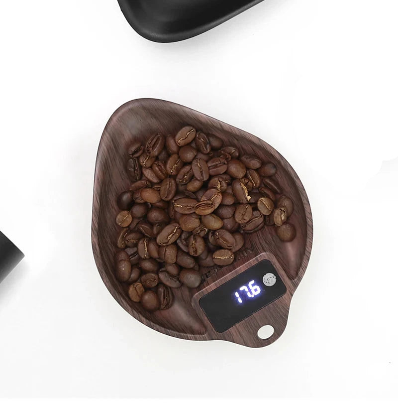 KŌHI-Home Digital Coffee Scale – Precision Bean &amp; Espresso Scale with Display Tray (0.1 g Accuracy)