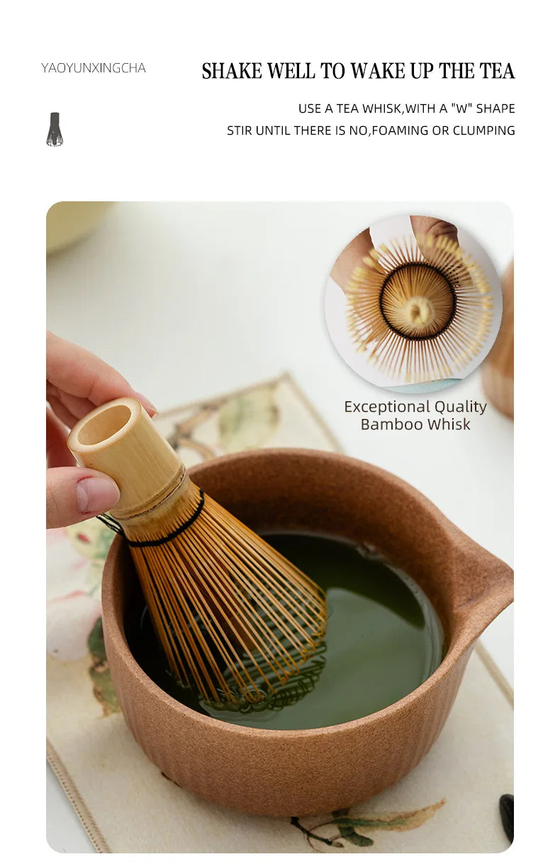 KŌHI-Home Vertical Pattern Matcha Ceremony Set – 8-Piece Kit