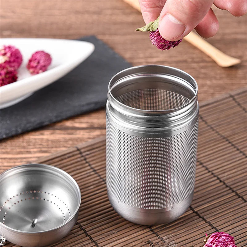 KŌHI-Home Stainless Steel Tea Strainer – Fine Mesh Infuser for Loose Leaf Tea &amp; Spices