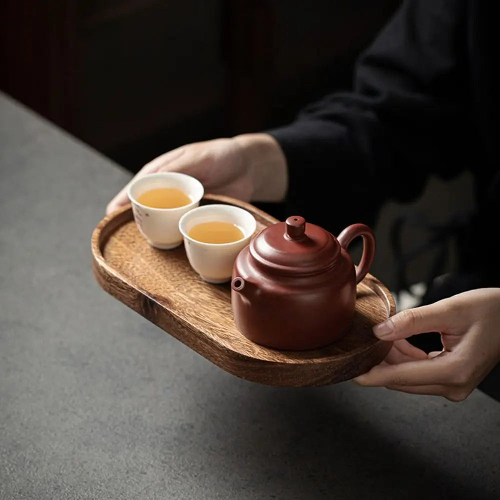 KŌHI-Home Walnut Wood Tea Tray - Serving Plate