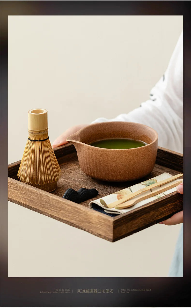 KŌHI-Home Vertical Pattern Matcha Ceremony Set – 8-Piece Kit
