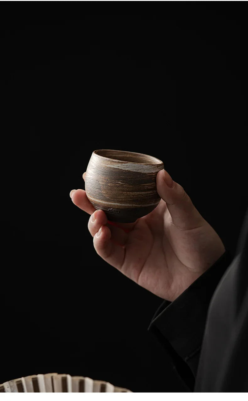 KŌHI-Home Japanese Handmade Stoneware Teacup – 1 Piece