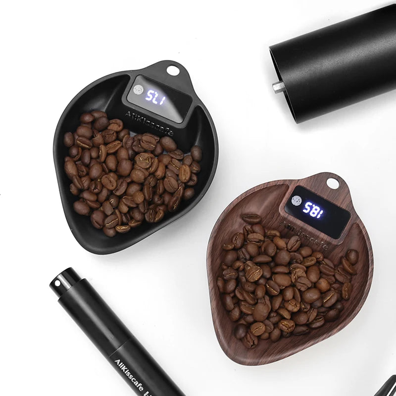 KŌHI-Home Digital Coffee Scale – Precision Bean &amp; Espresso Scale with Display Tray (0.1 g Accuracy)
