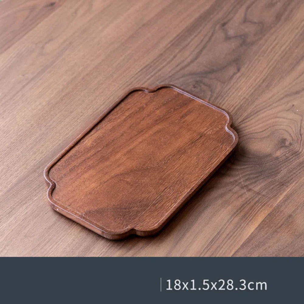 KŌHI-Home Walnut Wood Tea Tray - Serving Plate