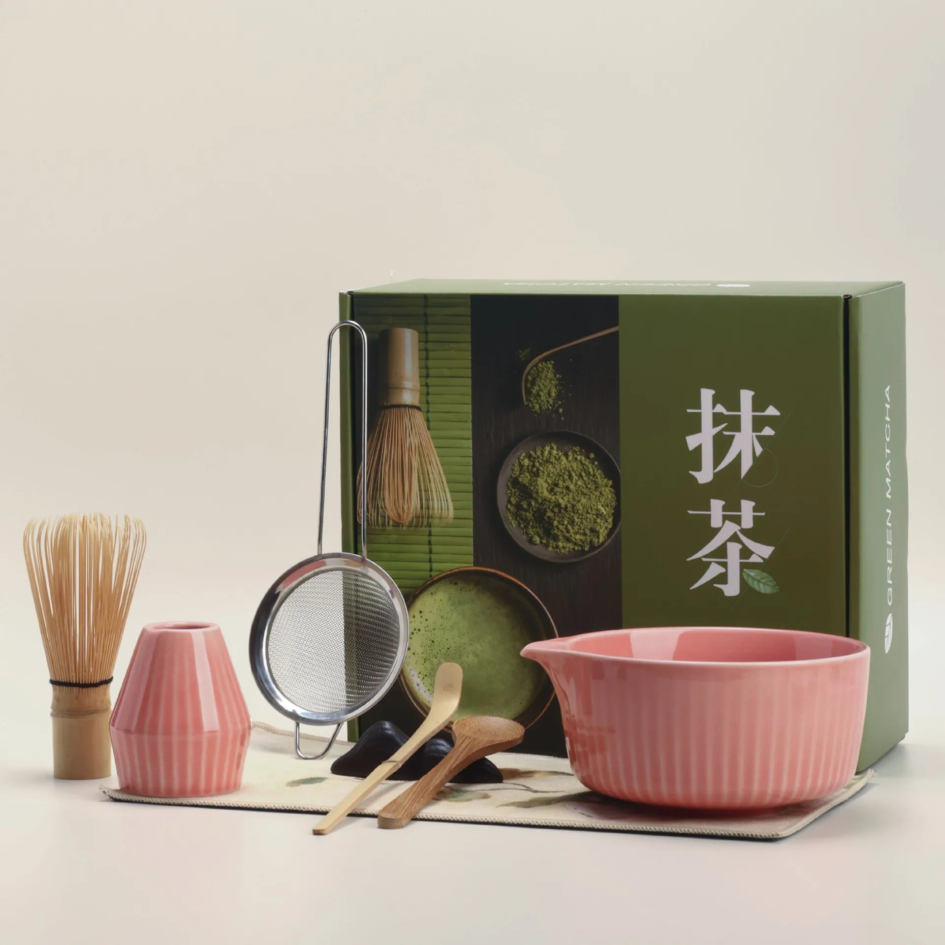 KŌHI-Home Vertical Pattern Matcha Ceremony Set – 8-Piece Kit