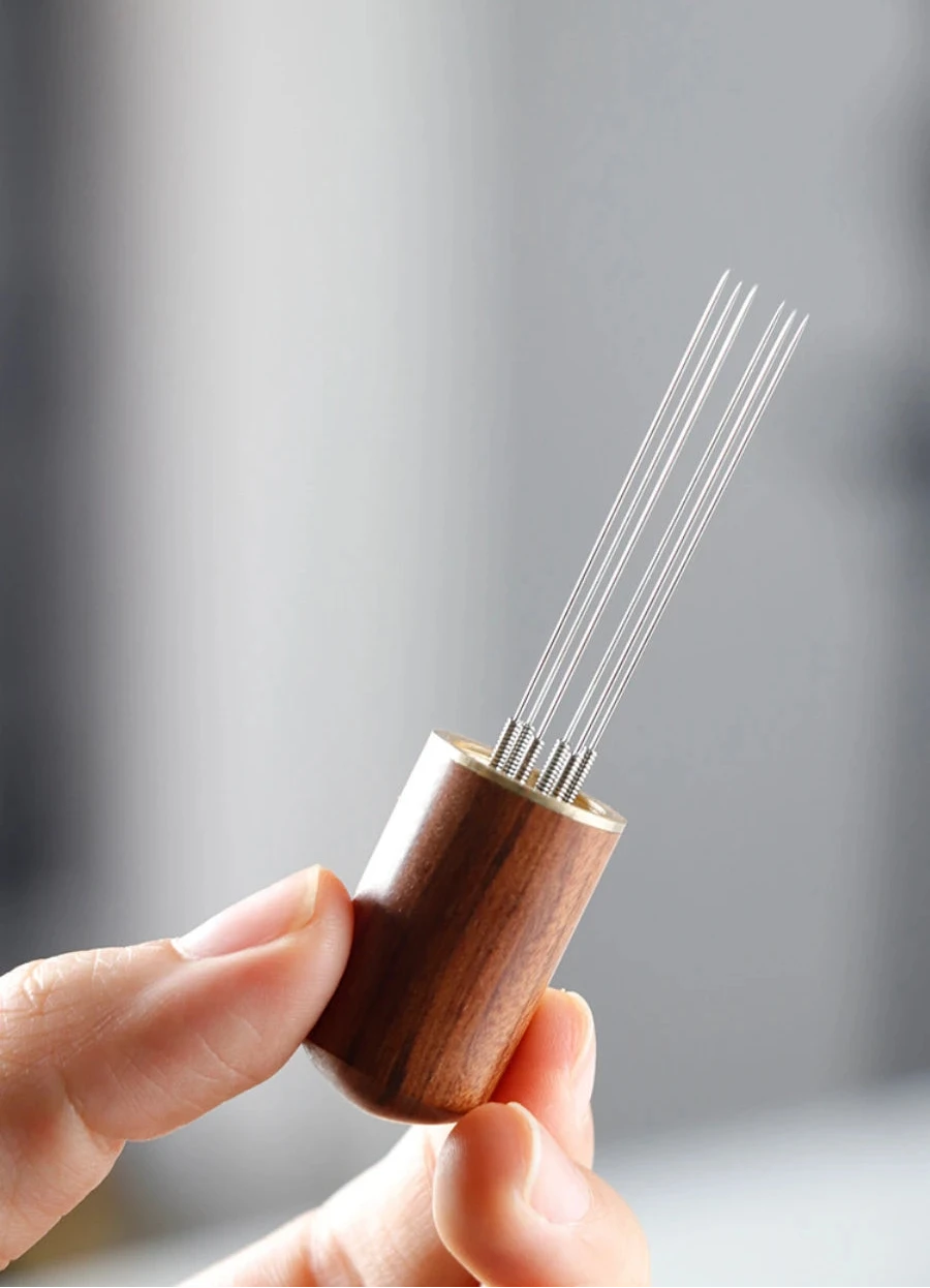 KŌHI-Home Espresso WDT Tool – Stainless Steel Coffee Needle Stirrer &amp; Distributor
