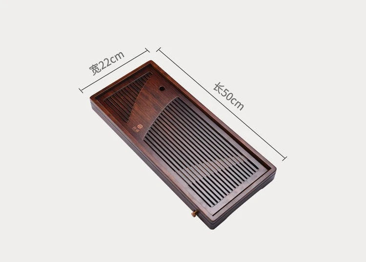 KŌHI-Home Yixing Keramik-Kung-Fu-Teeservice (27-teilig) – Chinesisches Teezeremonie-Set mit Teetablett aus Massivholz