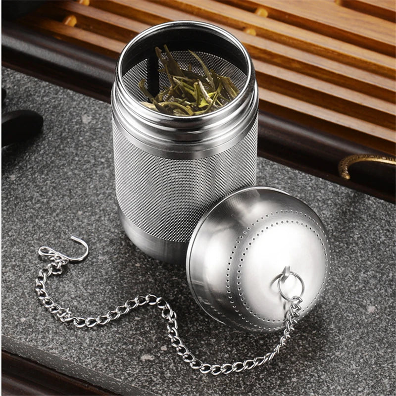 KŌHI-Home Stainless Steel Tea Strainer – Fine Mesh Infuser for Loose Leaf Tea &amp; Spices