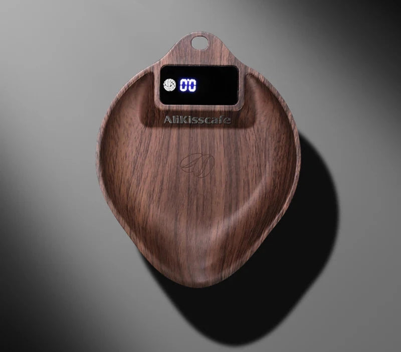 KŌHI-Home Digital Coffee Scale – Precision Bean &amp; Espresso Scale with Display Tray (0.1 g Accuracy)