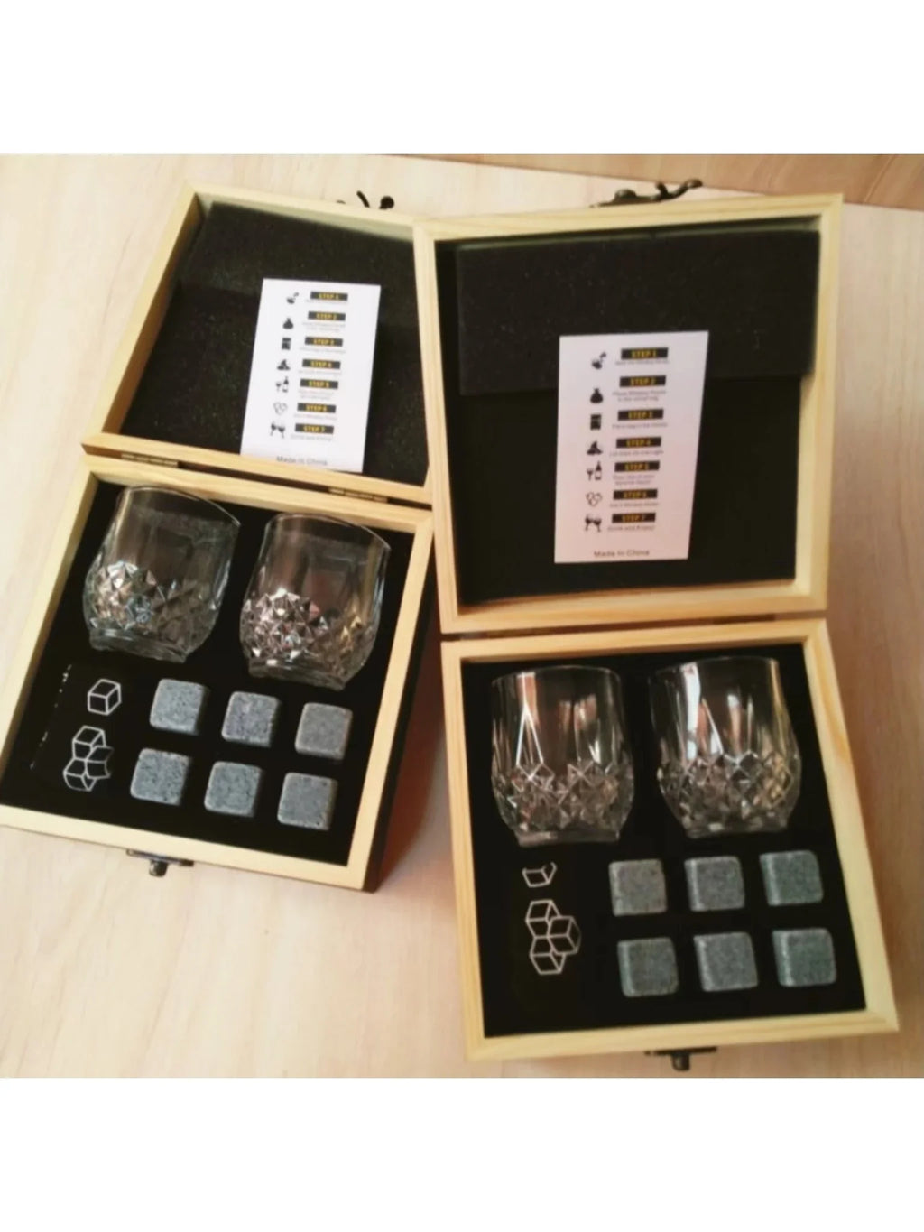 KŌHI-Home Whiskey Stones & Glass Set