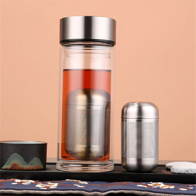 KŌHI-Home Stainless Steel Tea Strainer – Fine Mesh Infuser for Loose Leaf Tea &amp; Spices